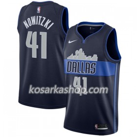 Dres Dallas Mavericks Dirk Nowitzki 41 Nike 2017-18 Navy Swingman